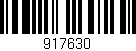 Código de barras (EAN, GTIN, SKU, ISBN): '917630'