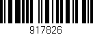 Código de barras (EAN, GTIN, SKU, ISBN): '917826'