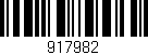 Código de barras (EAN, GTIN, SKU, ISBN): '917982'