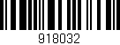 Código de barras (EAN, GTIN, SKU, ISBN): '918032'