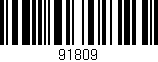 Código de barras (EAN, GTIN, SKU, ISBN): '91809'