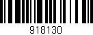 Código de barras (EAN, GTIN, SKU, ISBN): '918130'