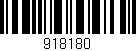 Código de barras (EAN, GTIN, SKU, ISBN): '918180'
