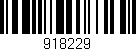 Código de barras (EAN, GTIN, SKU, ISBN): '918229'