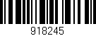 Código de barras (EAN, GTIN, SKU, ISBN): '918245'