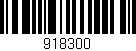 Código de barras (EAN, GTIN, SKU, ISBN): '918300'