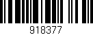 Código de barras (EAN, GTIN, SKU, ISBN): '918377'