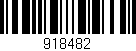 Código de barras (EAN, GTIN, SKU, ISBN): '918482'