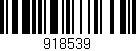 Código de barras (EAN, GTIN, SKU, ISBN): '918539'