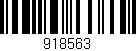 Código de barras (EAN, GTIN, SKU, ISBN): '918563'