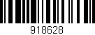 Código de barras (EAN, GTIN, SKU, ISBN): '918628'