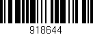 Código de barras (EAN, GTIN, SKU, ISBN): '918644'
