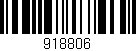 Código de barras (EAN, GTIN, SKU, ISBN): '918806'