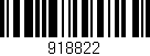 Código de barras (EAN, GTIN, SKU, ISBN): '918822'