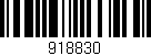 Código de barras (EAN, GTIN, SKU, ISBN): '918830'
