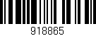 Código de barras (EAN, GTIN, SKU, ISBN): '918865'