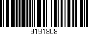 Código de barras (EAN, GTIN, SKU, ISBN): '9191808'