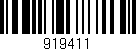 Código de barras (EAN, GTIN, SKU, ISBN): '919411'