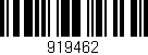 Código de barras (EAN, GTIN, SKU, ISBN): '919462'