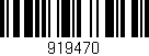 Código de barras (EAN, GTIN, SKU, ISBN): '919470'
