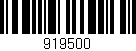 Código de barras (EAN, GTIN, SKU, ISBN): '919500'