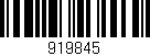 Código de barras (EAN, GTIN, SKU, ISBN): '919845'