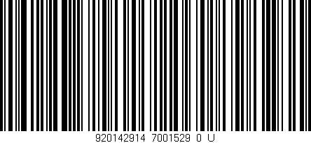 Código de barras (EAN, GTIN, SKU, ISBN): '920142914_7001529_0_U'