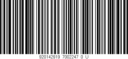 Código de barras (EAN, GTIN, SKU, ISBN): '920142919_7002247_0_U'