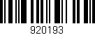 Código de barras (EAN, GTIN, SKU, ISBN): '920193'