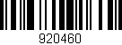 Código de barras (EAN, GTIN, SKU, ISBN): '920460'