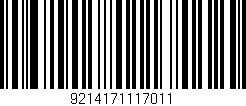 Código de barras (EAN, GTIN, SKU, ISBN): '9214171117011'