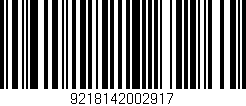 Código de barras (EAN, GTIN, SKU, ISBN): '9218142002917'