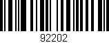Código de barras (EAN, GTIN, SKU, ISBN): '92202'