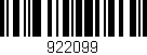 Código de barras (EAN, GTIN, SKU, ISBN): '922099'