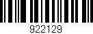 Código de barras (EAN, GTIN, SKU, ISBN): '922129'
