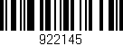Código de barras (EAN, GTIN, SKU, ISBN): '922145'