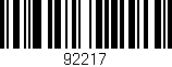 Código de barras (EAN, GTIN, SKU, ISBN): '92217'