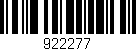 Código de barras (EAN, GTIN, SKU, ISBN): '922277'