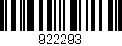 Código de barras (EAN, GTIN, SKU, ISBN): '922293'