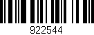 Código de barras (EAN, GTIN, SKU, ISBN): '922544'