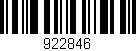 Código de barras (EAN, GTIN, SKU, ISBN): '922846'