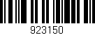 Código de barras (EAN, GTIN, SKU, ISBN): '923150'