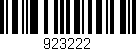 Código de barras (EAN, GTIN, SKU, ISBN): '923222'