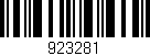 Código de barras (EAN, GTIN, SKU, ISBN): '923281'