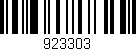 Código de barras (EAN, GTIN, SKU, ISBN): '923303'