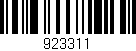 Código de barras (EAN, GTIN, SKU, ISBN): '923311'