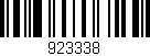 Código de barras (EAN, GTIN, SKU, ISBN): '923338'