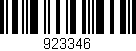Código de barras (EAN, GTIN, SKU, ISBN): '923346'