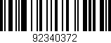 Código de barras (EAN, GTIN, SKU, ISBN): '92340372'