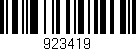 Código de barras (EAN, GTIN, SKU, ISBN): '923419'